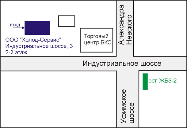 Схема проезда